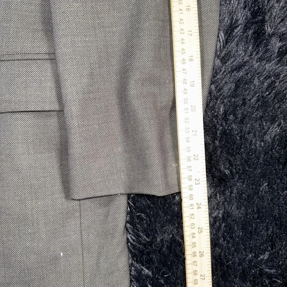 Lauren‎ Ralph Lauren Blazer Mens 44R Gray 100% Wool Two Button Sport Coat Lined